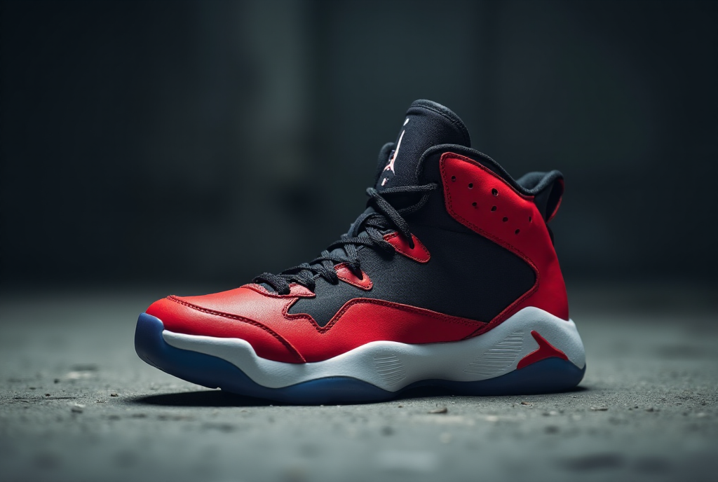 Sneaker montante de basket style Air Jordan