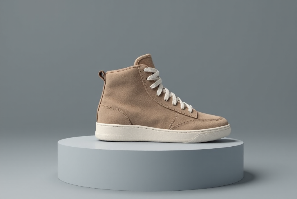 Sneaker montante en suede style Nike Blazer