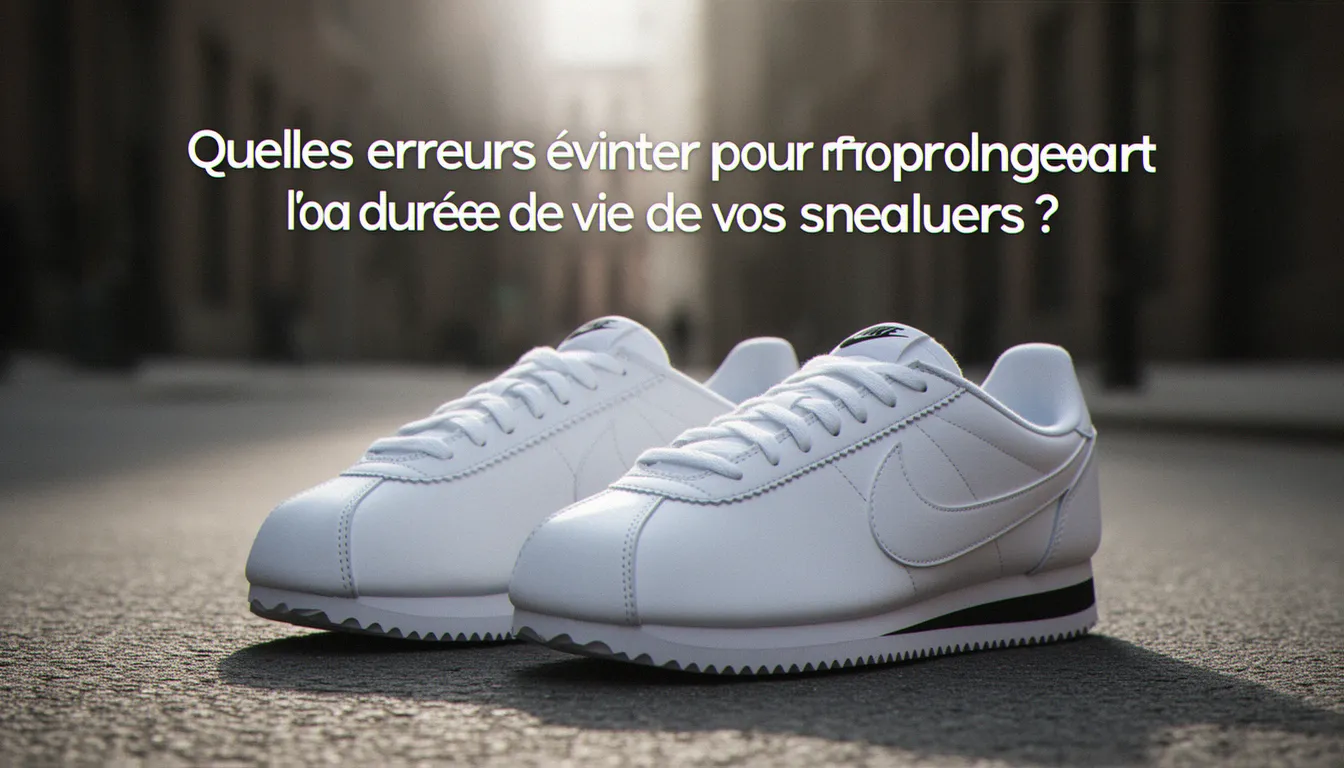 Quelles erreurs éviter pour prolonger la durée de vie de vos sneakers ? — nike cortez femme blanche
