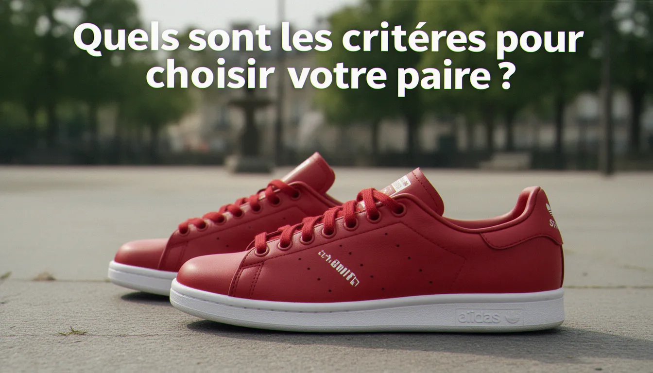 Quels sont les critères pour choisir votre paire ? — stan smith femme rouge