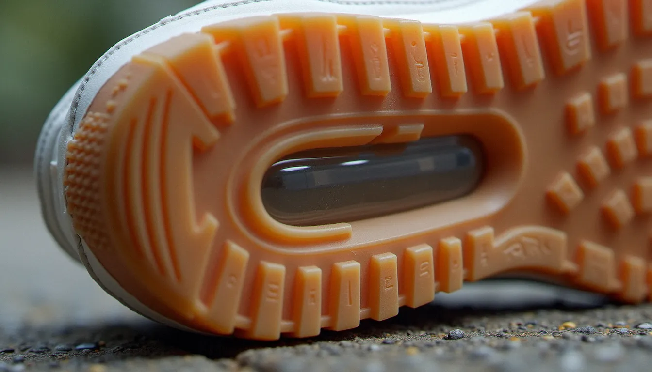 Gros plan sur la semelle Air de la Nike Air Max 1 OG Vintage